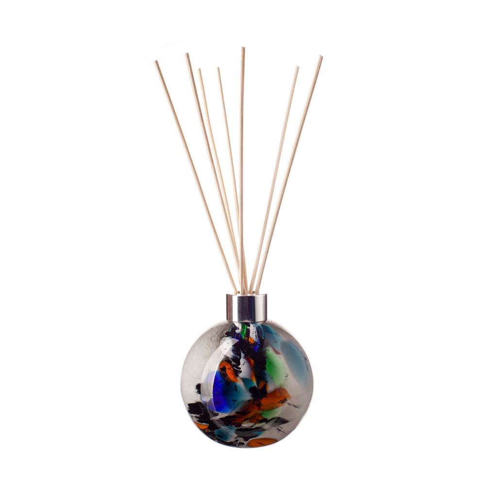 Amelia Art Glass Grey Inferno Sphere Reed Diffuser £15.74